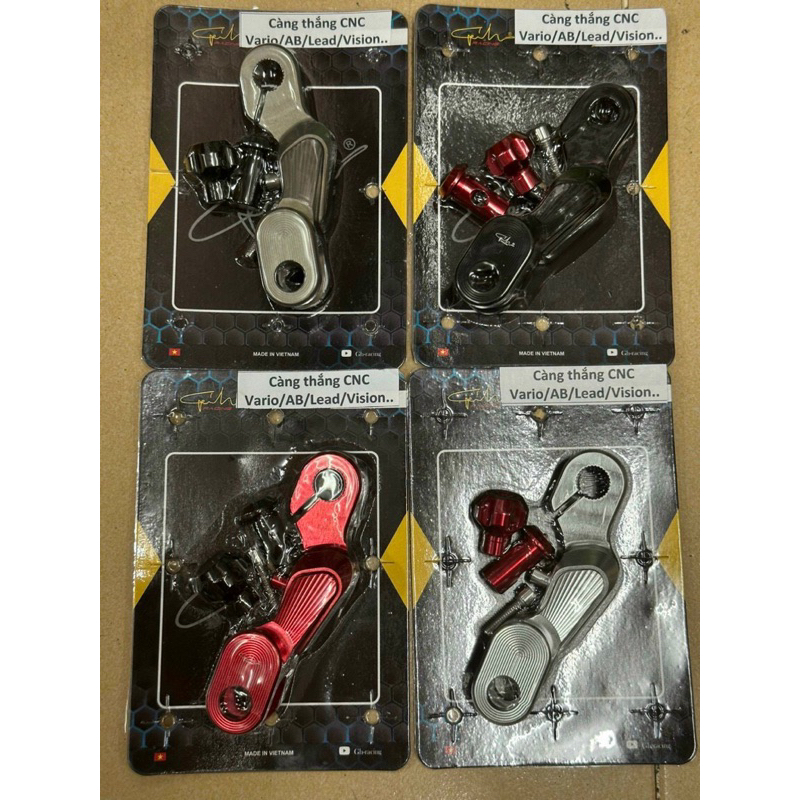 Bát Càng Thắng Sau Xe Airblade, VARIO, VISION, LEAD Nhôm T6061 CNC Nguyên Khối
