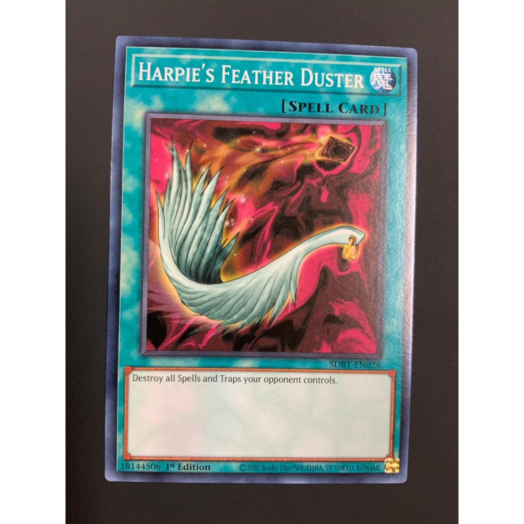 Thẻ Bài Mint90 Yugioh Spell Harpie's Feather Duster