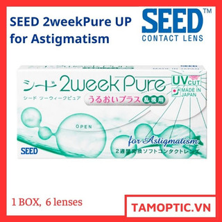 SEED 2weekPure UP for Astigmatism – Kính áp tròng 2 tuần không màu loạn thị