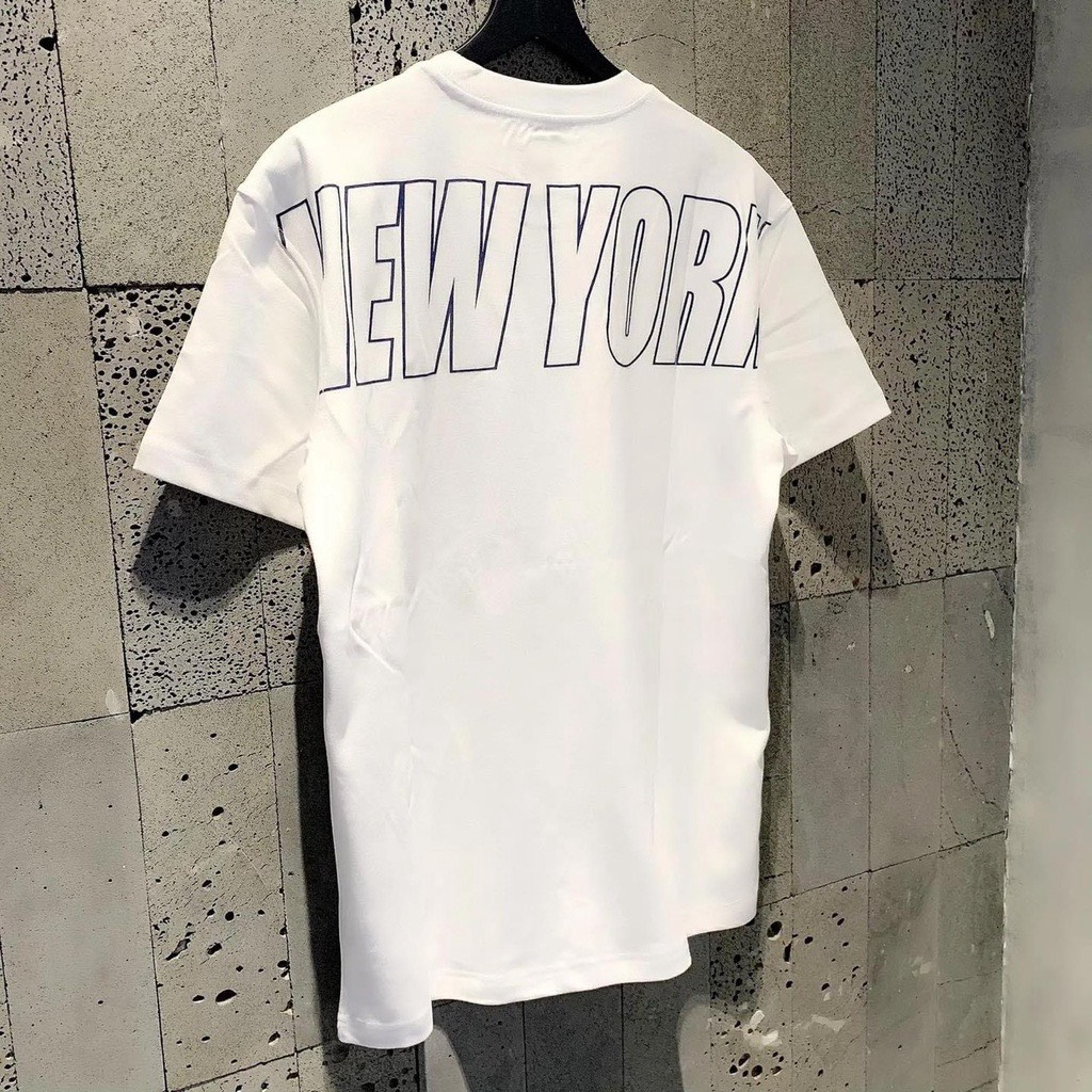Áo thun nam nữ basic, áo thun MLB New York T07 chất cotton 100%  form rộng xịn xò Hight Bar Store