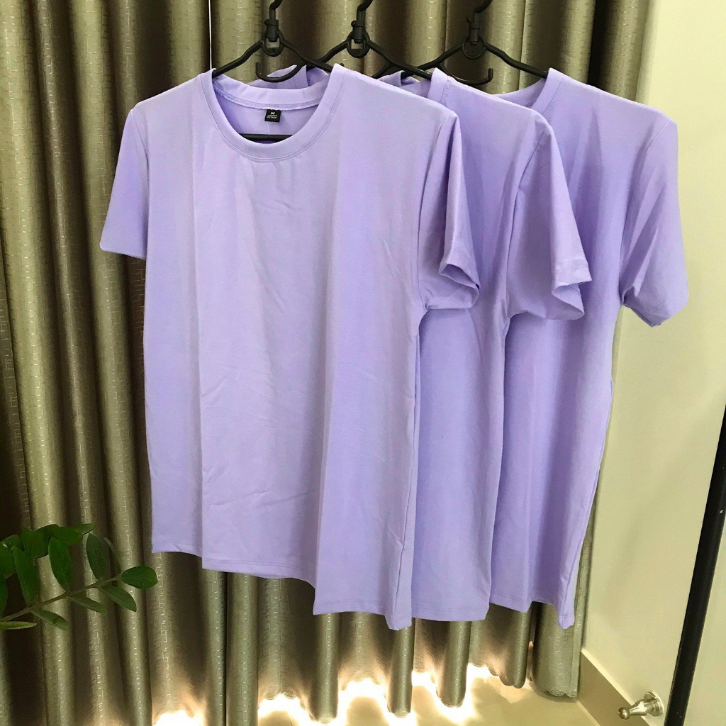 Áo Thun Trơn Nam Nữ cổ tròn , ngắn tay, 100% cotton rất thoải mái , thoáng mát khi mặc