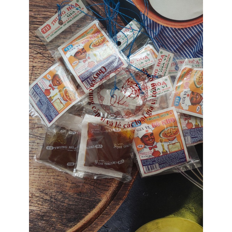 Gia vị bò kho Trung Hòa 25gr (10 gói/lốc)