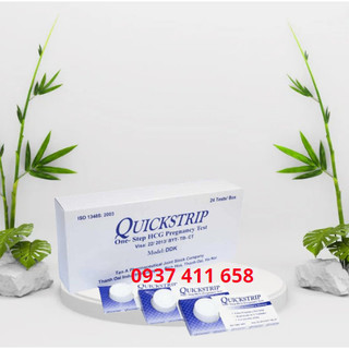 Hộp 24 Que Thử Thai Quickstrip- Que Phát Hiện Thai Sau 7-10 Ngày