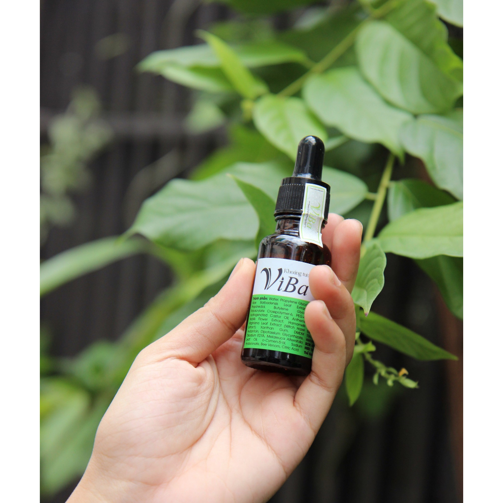 Serum giảm mụn, mờ thâm sáng da VIBA chiết xuất khoáng tươi tràm trà nọc ong
