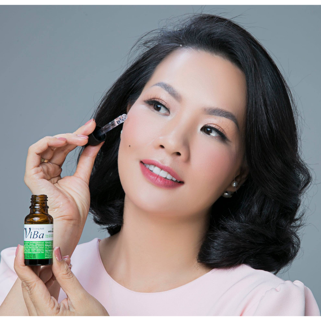 Serum giảm mụn, mờ thâm sáng da VIBA chiết xuất khoáng tươi tràm trà nọc ong