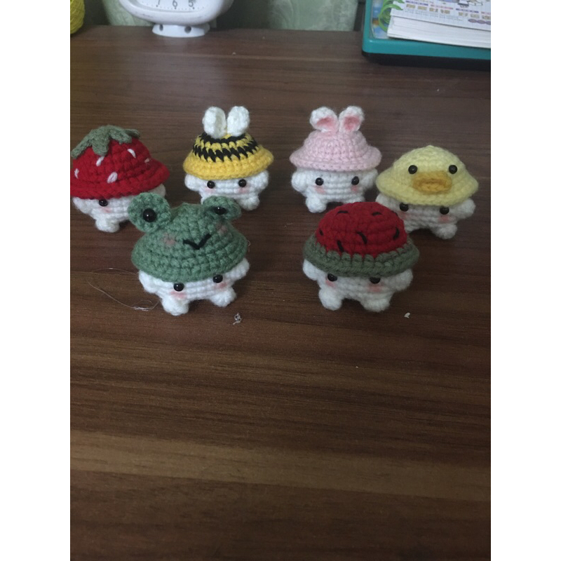 Móc khoá nấm cute