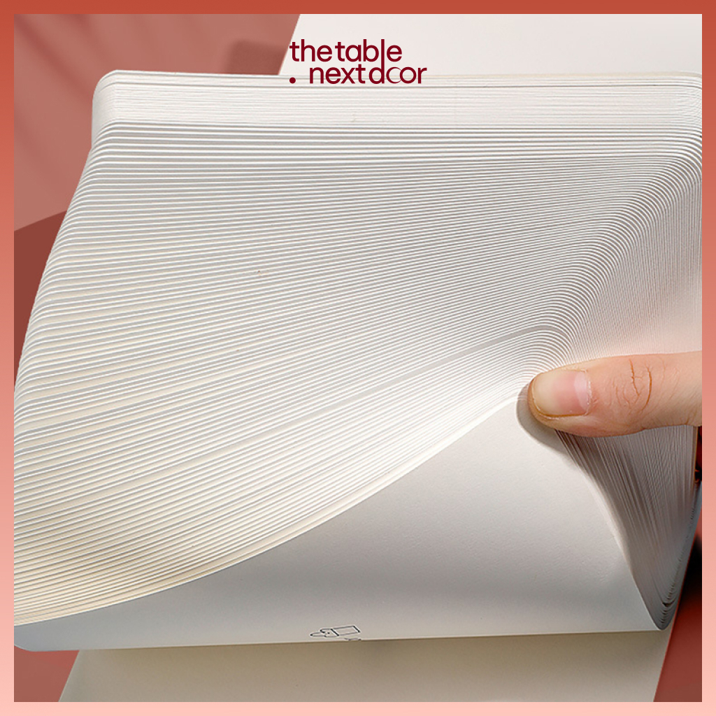 Sổ caro sổ tay ghi chép viết lưu bút học sinh 200 trang bìa caro xinh xắn the table nextdoor