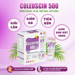Tiêu đờm, giải cảm Coleuscin(siro dạng gói)