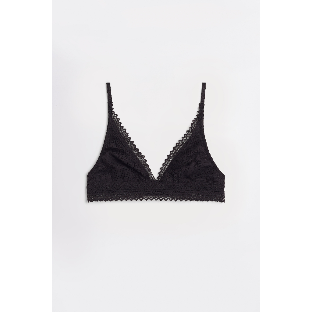 Áo lót Stella Đen kèm đệm mỏng Lace.thelabel