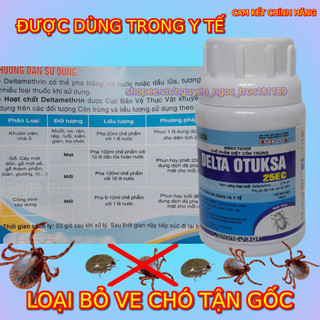 Delta otuksa 25ec - 100ml - thuốc diệt ve chó hiệu quả