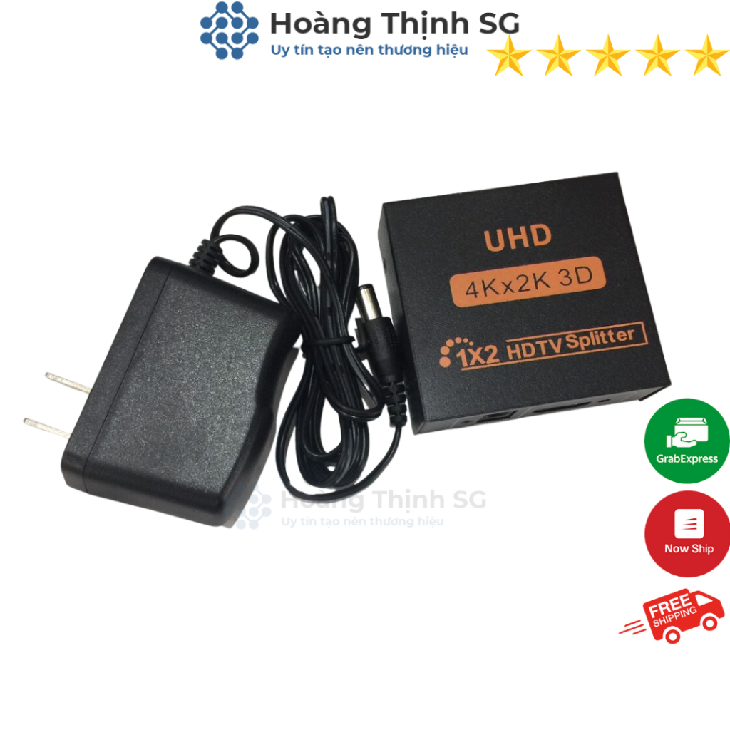 Bộ chia HDMI 1 ra 2 - 4K, chia HDMI 1 ra 4 khuếch đại tín hiệu công suất 3D tách HDCP 1080P chất lượng cao