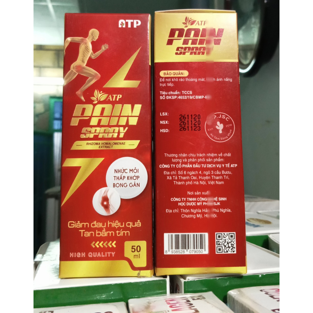 dầu xoa bóp giảm đau PAIN SPRAY