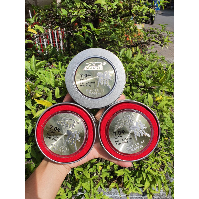 Cước Câu Hộp Sắt Maiteli-100m- cước dai, mềm.