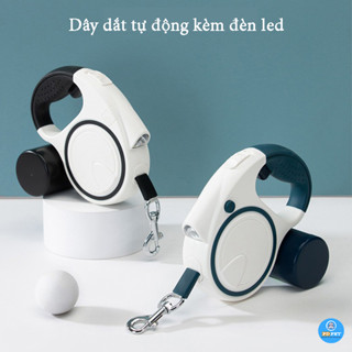  Dây dắt tự động kèm đèn led cho chó mèo tặng kèm pin dây dắt cho thú cưng  Phụ kiện thú cưng  PD PET  