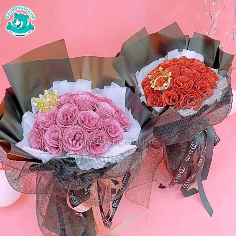 Đầu bông hoa nhũ kim tuyến, bông to hàng loại 1