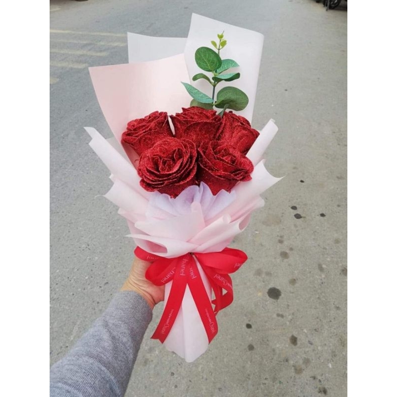 Đầu bông hoa nhũ kim tuyến, bông to hàng loại 1