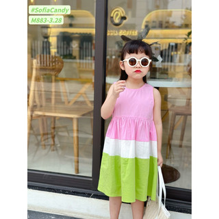 Đầm thiết kế Sofia Candy 3 màu bé gái (10-45kg)