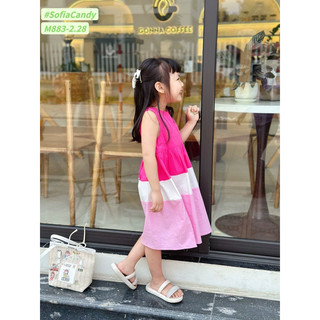 Đầm thiết kế Sofia Candy 3 màu bé gái (10-45kg)