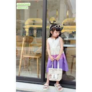 Đầm thiết kế Sofia Candy 3 màu bé gái (10-45kg)
