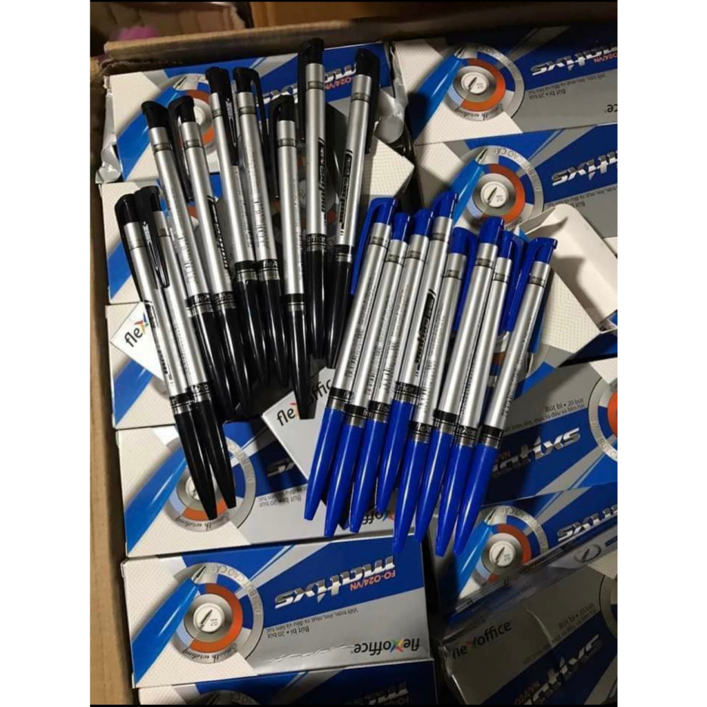 Sỉ 20 Bút bi thiên long ngòi 0,7mm FO - 024/VN nét đậm, mực đều - Bút bi thiên long hàng chính hãng