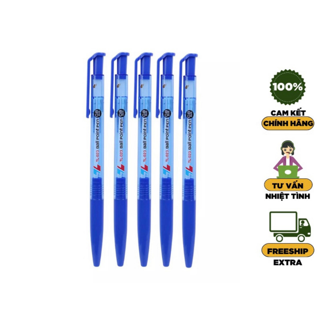 Sỉ 20 Bút bi thiên long ngòi 0,7mm FO - 024/VN nét đậm, mực đều - Bút bi thiên long hàng chính hãng