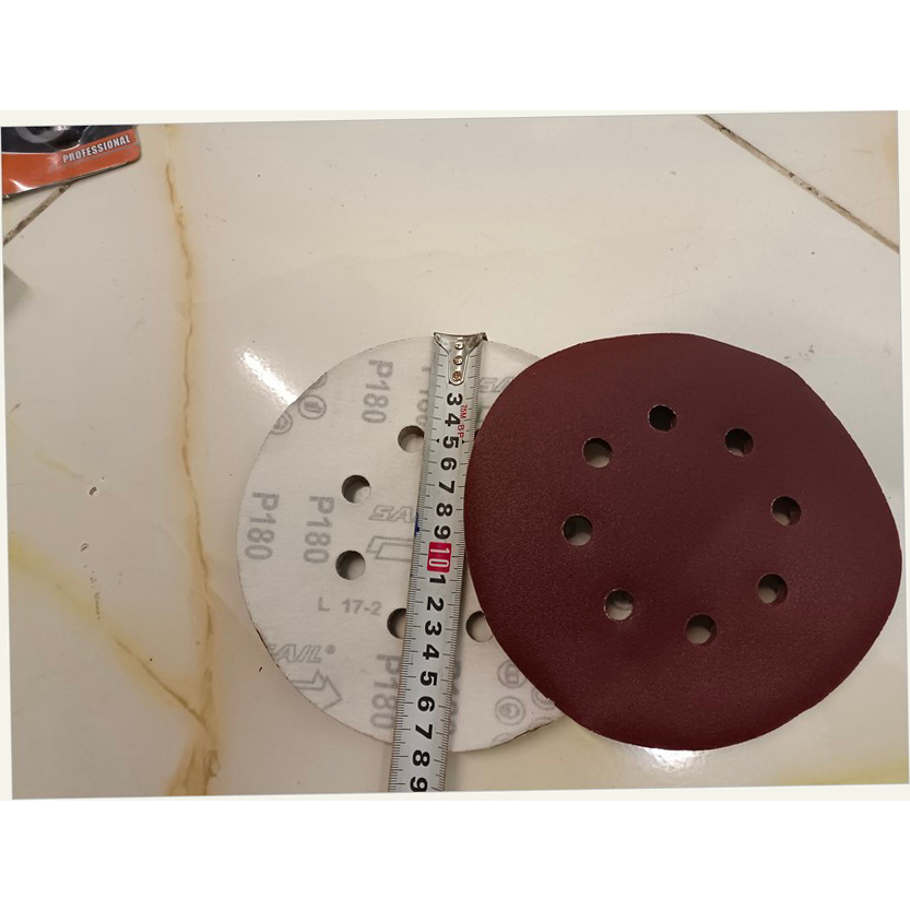 Giấy nhám máy 180mm , CHO MÁNH CHÀ NHÁM SƠN NƯỚC