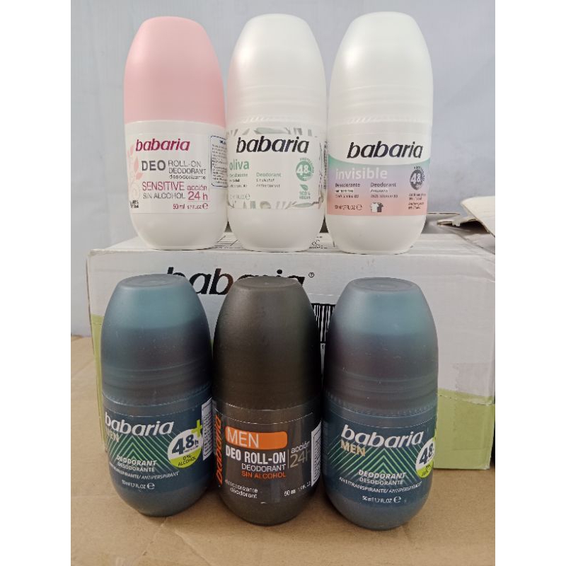 Lăn Khử Mùi Babaria Dành Cho Nam/Nữ Hàng nhập Tây Ban Nha 50ml