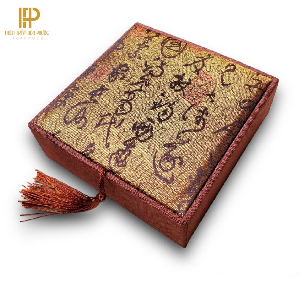 Hộp Gấm Cao Cấp Đựng Vòng - Đựng Chuỗi - Đựng Đồ Trang Sức Size 12*12 CM