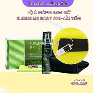 Bộ Ủ Nóng Tan Mỡ Slimming Body 2, bản cải tiến ủ nóng hẹn giờ [Tặng đai chun]