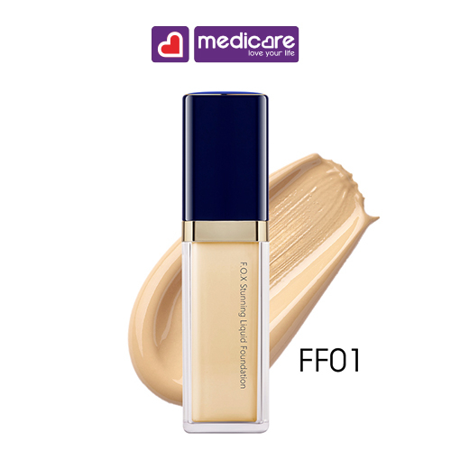 F.O.X Kem nền Stunning Liquid Foundation SPF30++ dưỡng ẩm làm sáng da 30ml