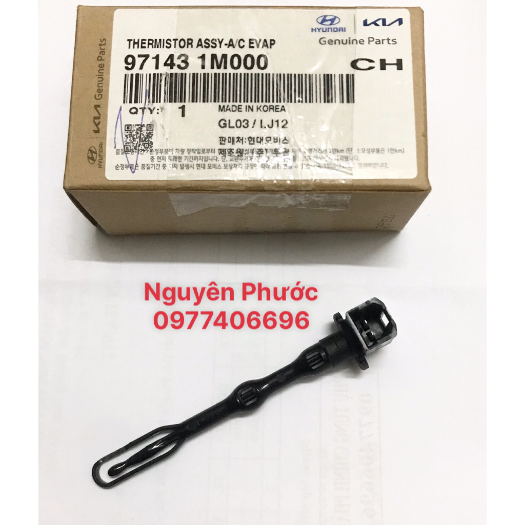 Cảm biến nhiệt độ giàn lạnh/ Ngắt lạnh  FORTE, CERATO 21010, RIO, TUCSON 10, ACCENT... Hàng chính hãng Mã PT 971431M000