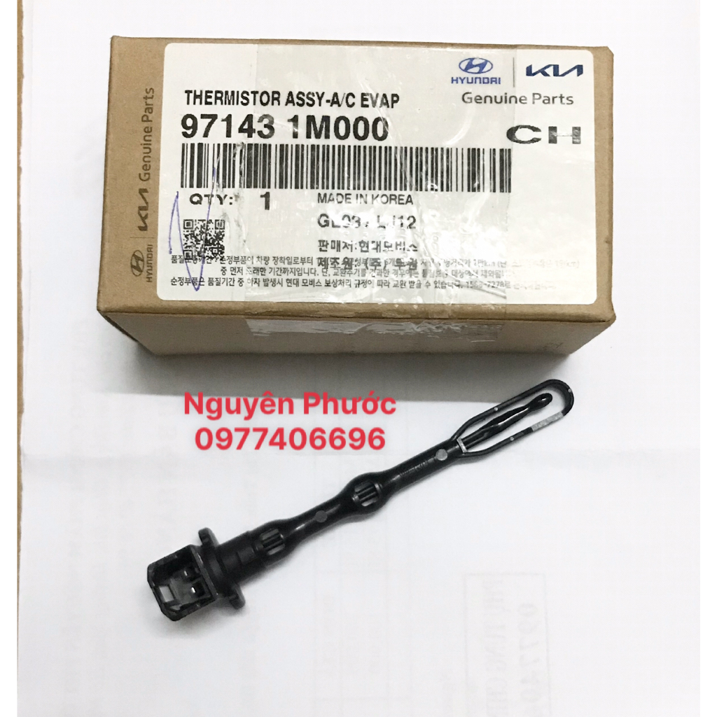 Cảm biến nhiệt độ giàn lạnh/ Ngắt lạnh  FORTE, CERATO 21010, RIO, TUCSON 10, ACCENT... Hàng chính hãng Mã PT 971431M000