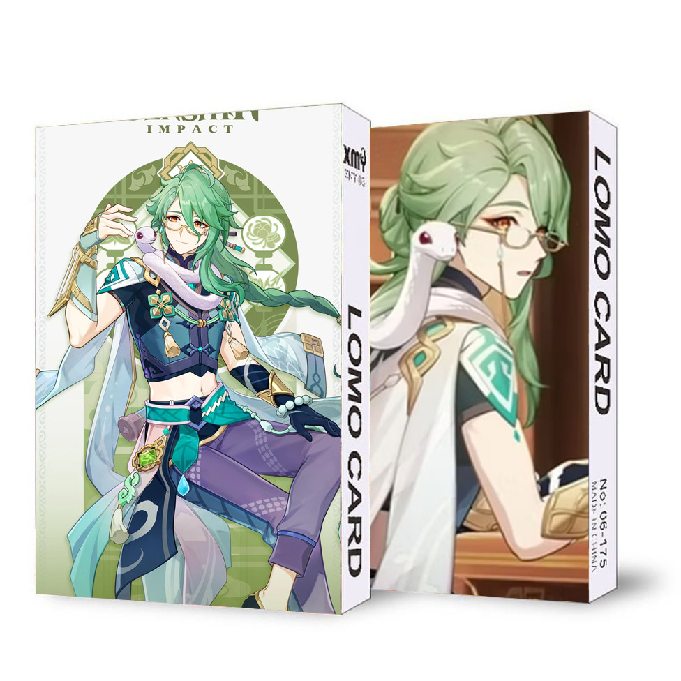 Hộp ảnh lomo in hình Nilou GENSHIN IMPACT game anime chibi 30 tấm