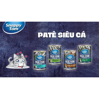 Pate SnappyTom lon 400g - Pate siêu cá