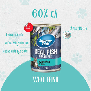 Pate SnappyTom lon 400g - Pate siêu cá