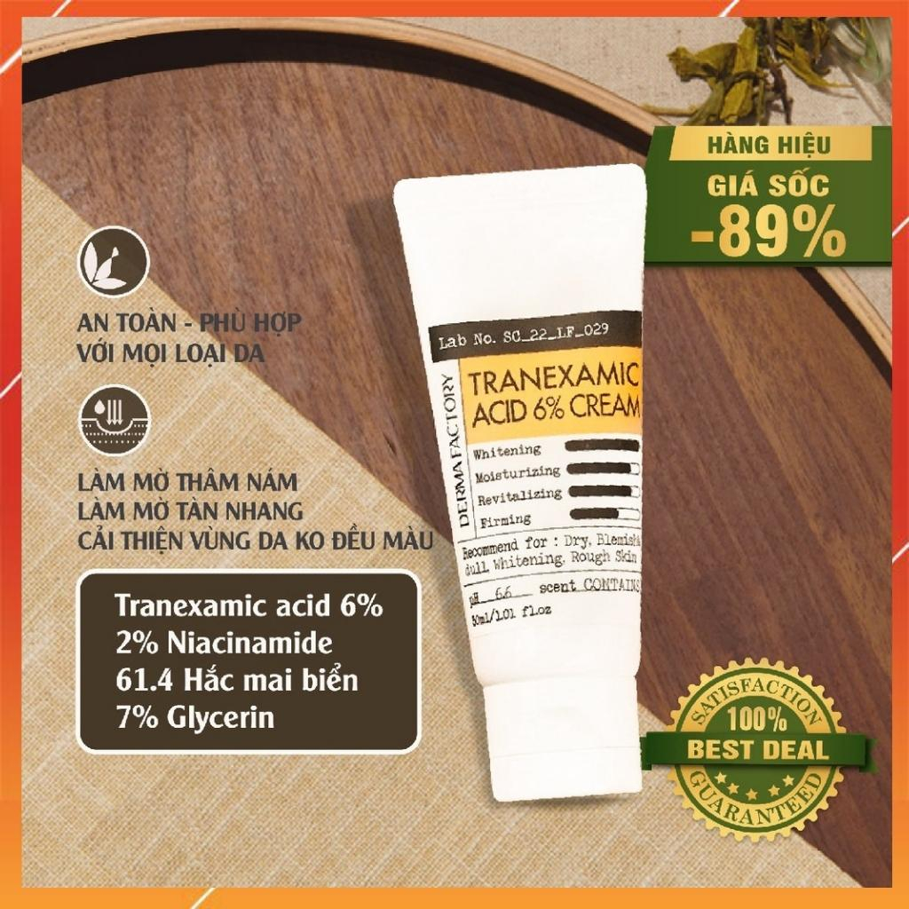 Kem nám DERMA FACTORY TRANEXAMIC ACID 6% CREAM 30ml