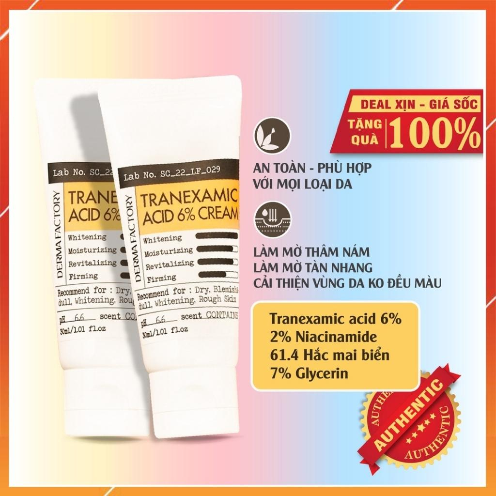 Kem nám DERMA FACTORY TRANEXAMIC ACID 6% CREAM 30ml