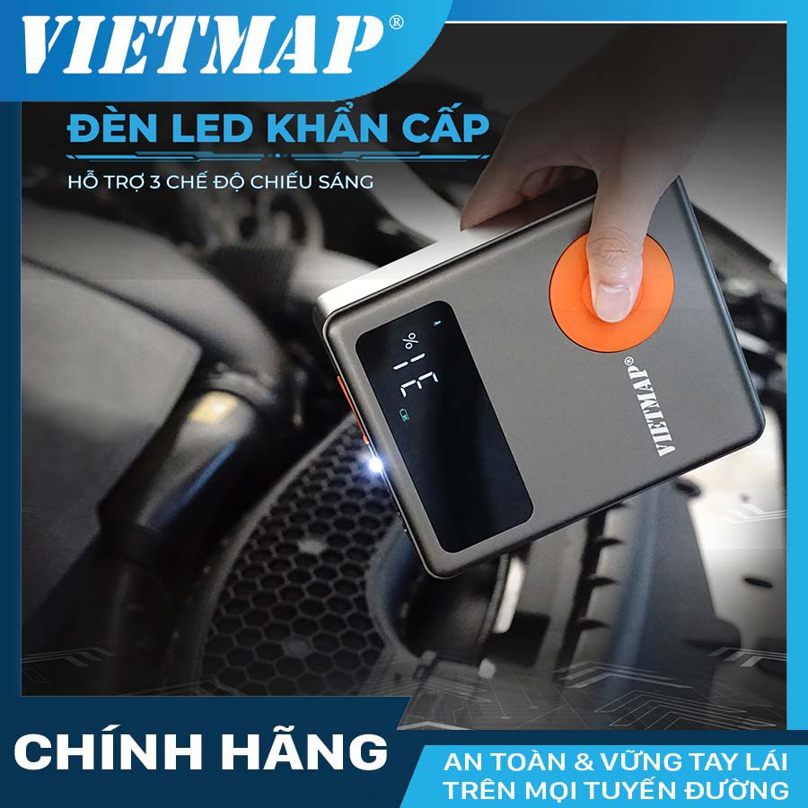 Bơm Lốp đa năng VIETMAP MF139 - Bảo hành chính hãng 12 tháng