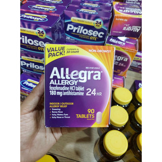 Allegra 24 hour allergy 180mg 90viên