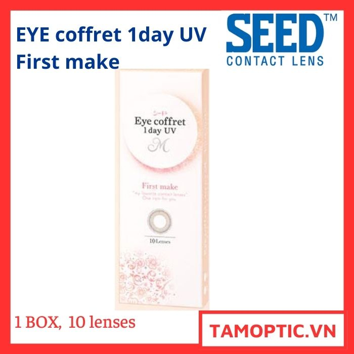 Kính áp tròng có màu 1 ngày SEED 1day Eye coffret FIRST MAKE