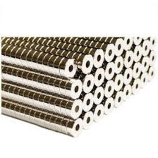 Nam châm viên đất hiếm 6.5x1.8 lỗ thẳng 2mm
