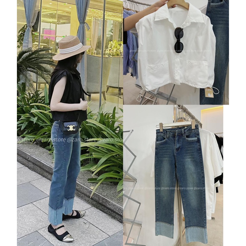 Sơ mi tay hến có túi [HÌNH THẬT CHỤP TẠI SHOP]