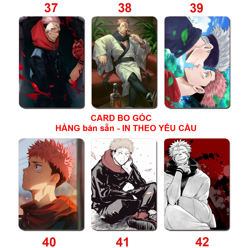 Card bo góc anime Jujutsu Kairen - chú thuật hồi chiến