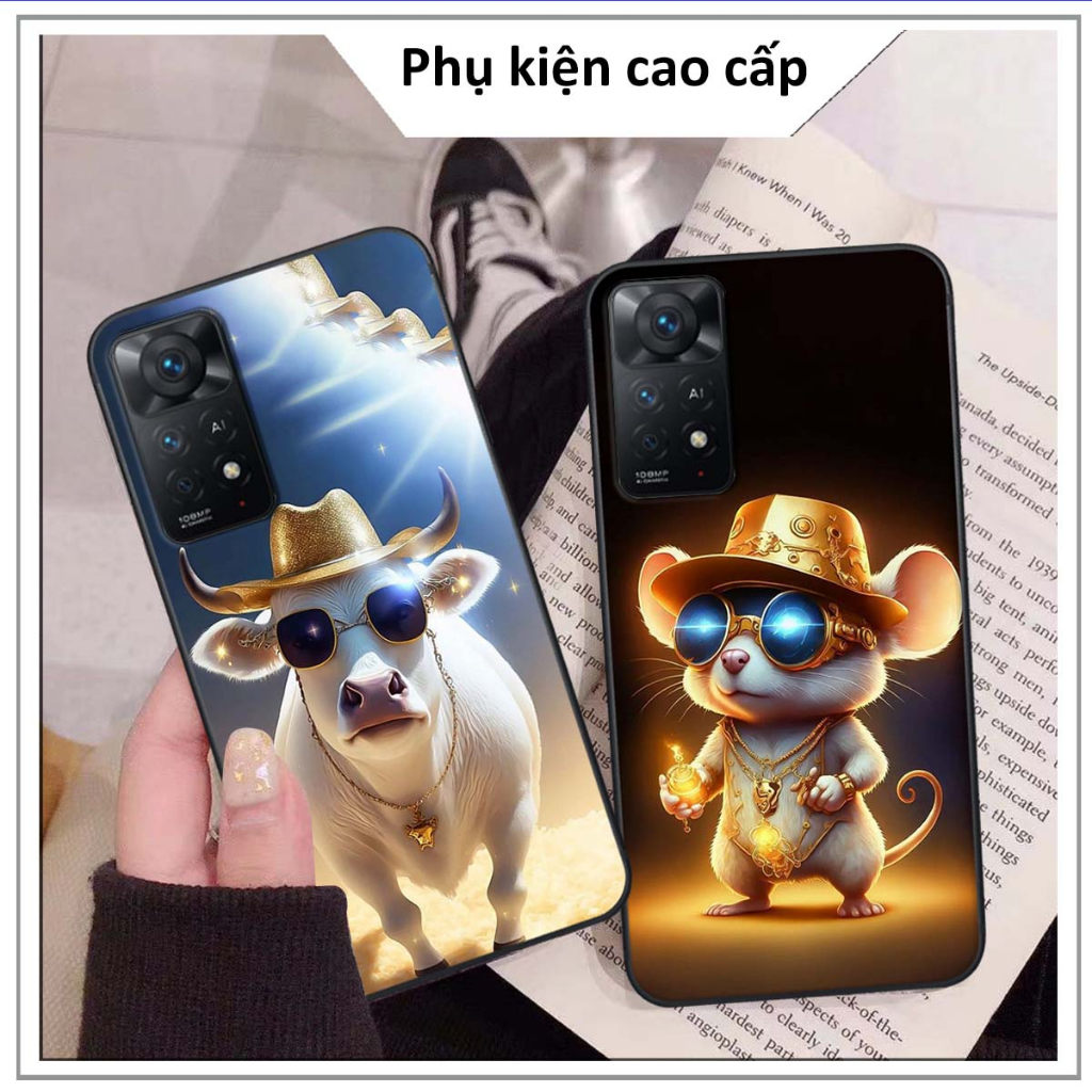 Ốp lưng Xiaomi Redmi Note 11 4G / Note 11S / Note 11 Pro 5G in hình 12 Con giáp Quý Tộc siêu cute