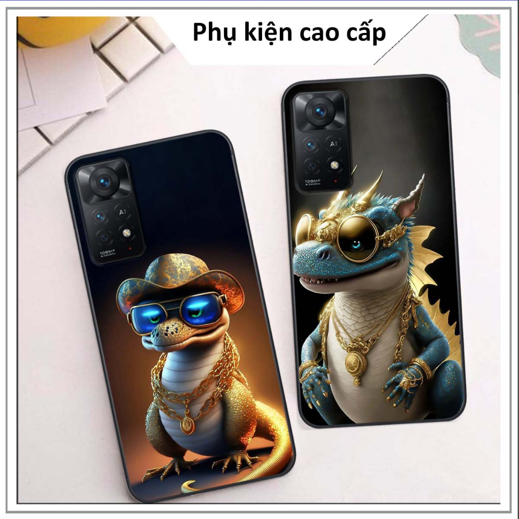 Ốp lưng Xiaomi Redmi Note 11 4G / Note 11S / Note 11 Pro 5G in hình 12 Con giáp Quý Tộc siêu cute