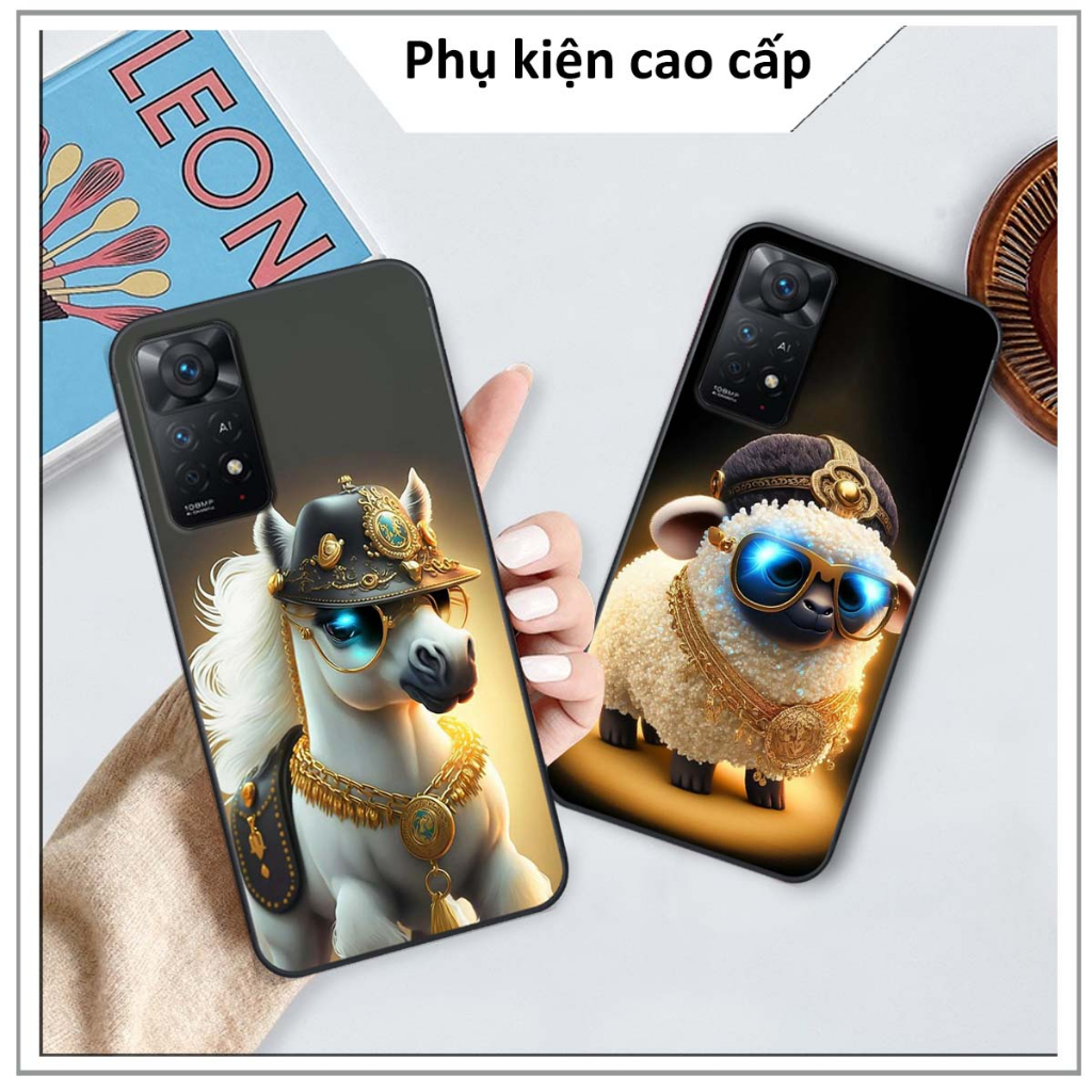 Ốp lưng Xiaomi Redmi Note 11 4G / Note 11S / Note 11 Pro 5G in hình 12 Con giáp Quý Tộc siêu cute