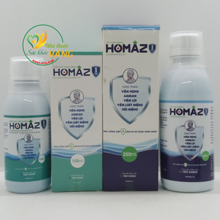 Nước súc miệng HOMAZ 1 - Giúp diệt khuẩn, vệ sinh răng miệng, ngăn hôi miệng