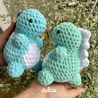 Khủng Long Nhồi Bông Handmade Bằng Len Sợi Mềm Mại
