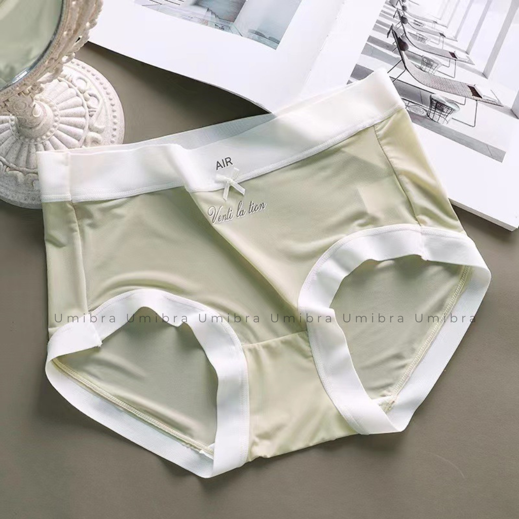 Quần lót Su AIR tàng hình Umibra chất liệu thun lạnh thông thoáng kháng khuẩn màu Pastel - QL34