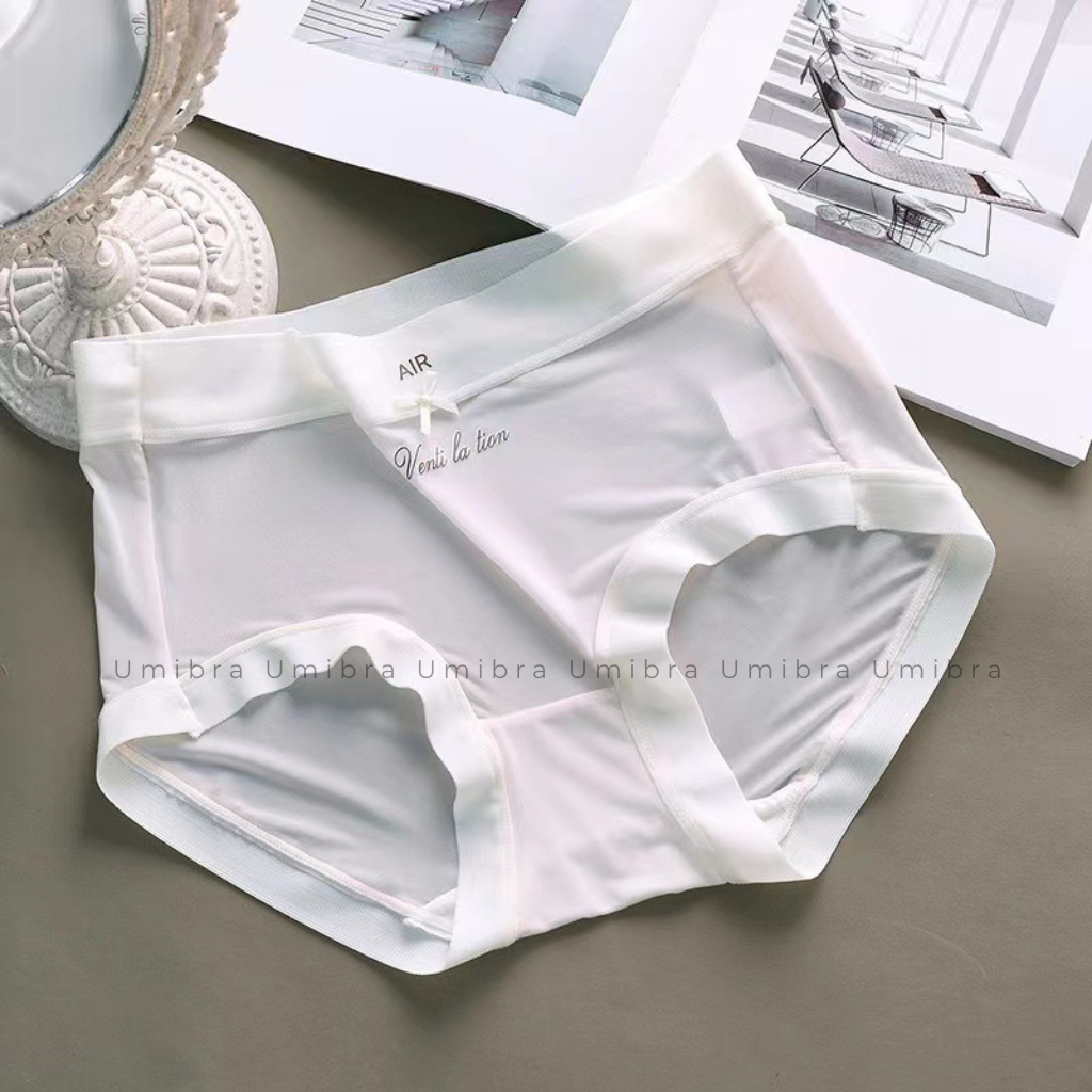 Quần lót Su AIR tàng hình Umibra chất liệu thun lạnh thông thoáng kháng khuẩn màu Pastel - QL34